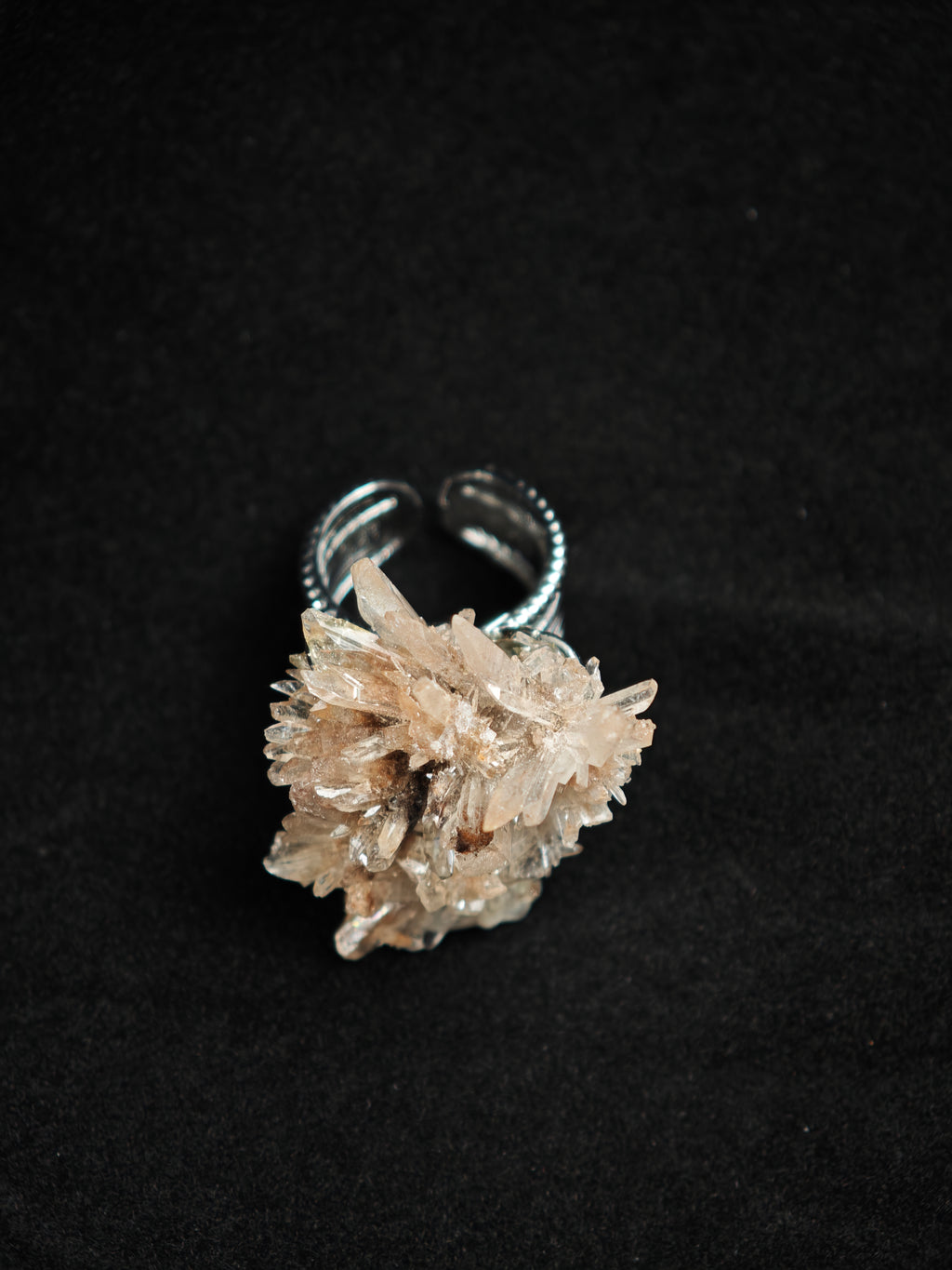 Creedite Adjustable Ring - Natural Mineral - Solo Collection -008