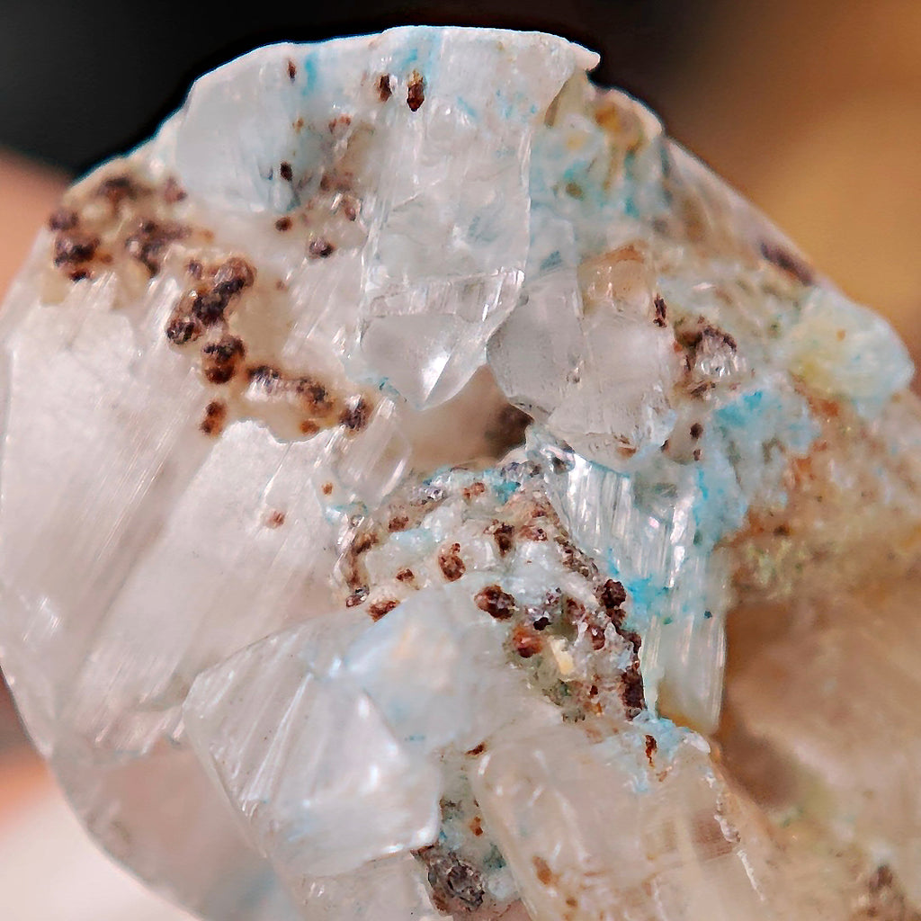 Raw Gibbsite Adjustable Ring – Natural Mineral Stone Ring, Handmade One of a Kind Jewelry-065