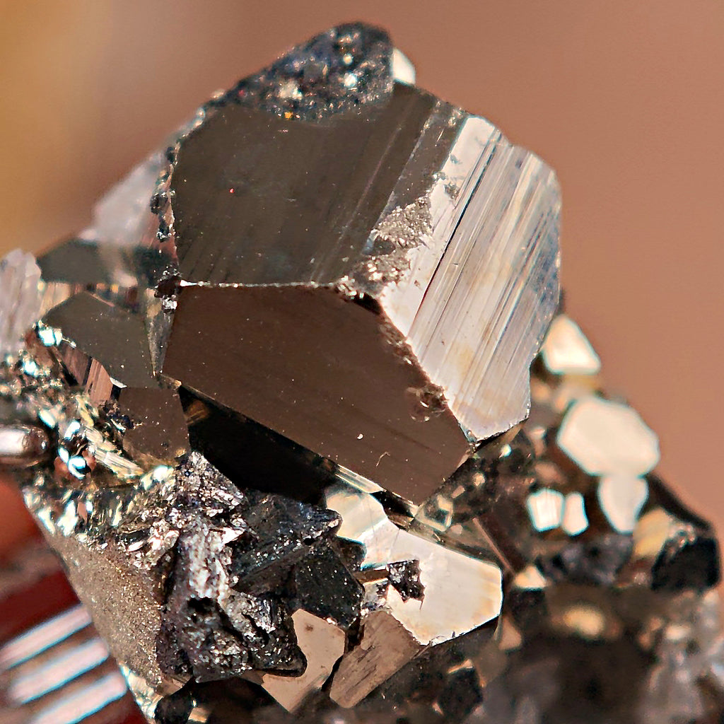 Raw Chalcopyrite Adjustable Ring – Natural Mineral Stone Ring, Handmade One of a Kind Jewelry-071