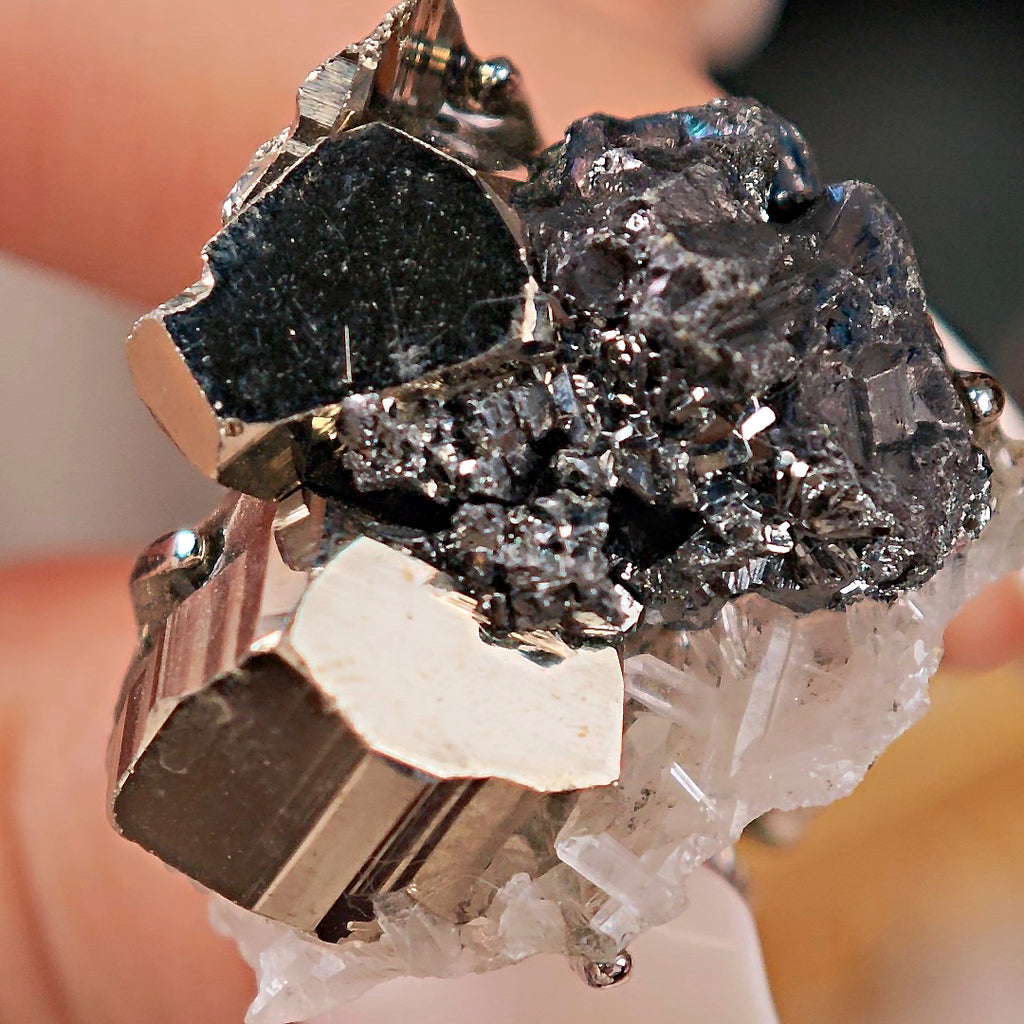 Raw Chalcopyrite Adjustable Ring – Natural Mineral Stone Ring, Handmade One of a Kind Jewelry-073